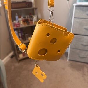 Cheese-Shaped Yellow Bag